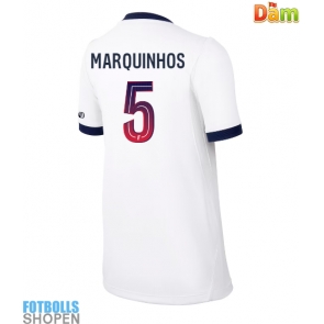 Billiga Paris Saint-Germain Marquinhos #5 Bortatröja Dam 2026-27 Kortärmad